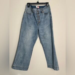 Women’s Cabi Palm Beach Wide Leg Crop Denim Jeans